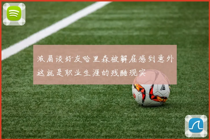 浓眉谈好友哈里森被解雇感到意外这就是职业生涯的残酷现实
