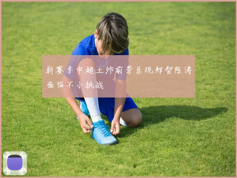 新赛季中超土帅前景乐观郑智陈涛面临不小挑战